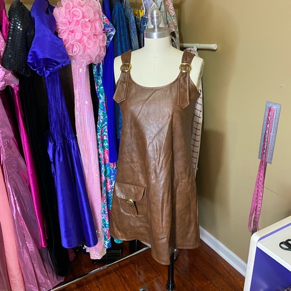 LAST CALL RARE 60s VINYL DRESS - Picture 11 of 11